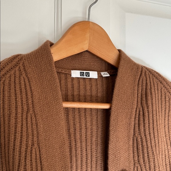 Uniqlo U Brown Wool Cardigan - Picture 2 of 5